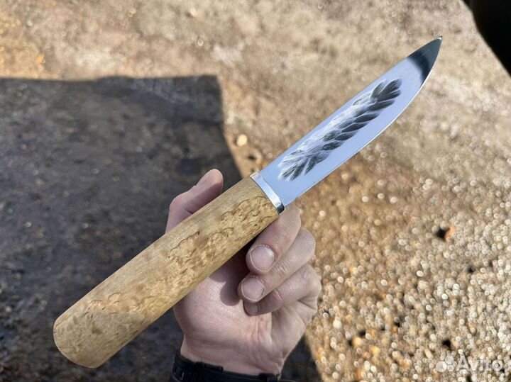 Нож якутский охотничий