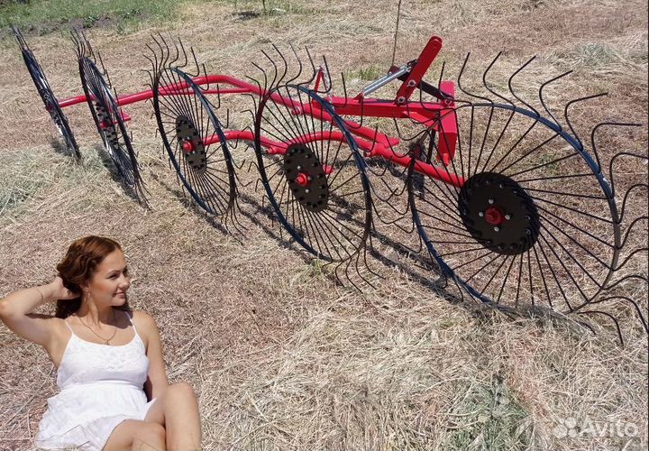 Грабли, ворошилки, валкователи КалинаАгро ГВК - 5, 2024