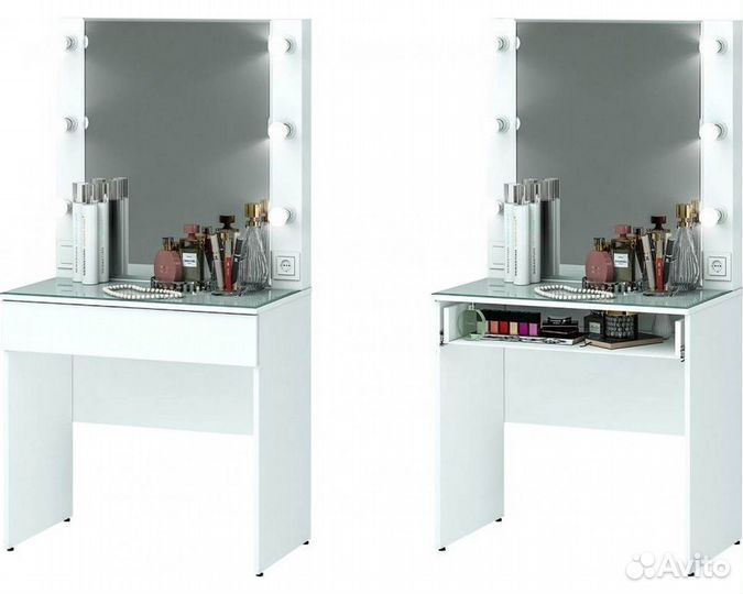 Гримерный/макияжный стол с лампочками