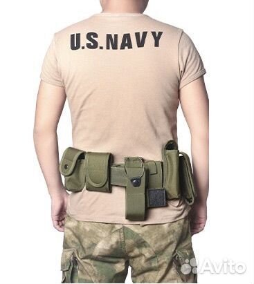 Тактический пояс с подсумками(Олива)