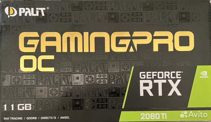 Видеокарта Palit nvidia GeForce RTX 2080Ti