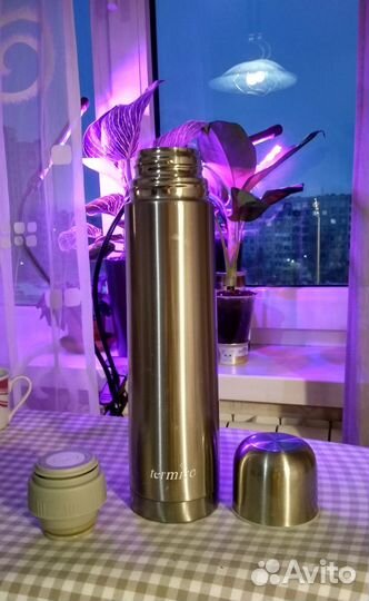 Новый термос нерж 1 л