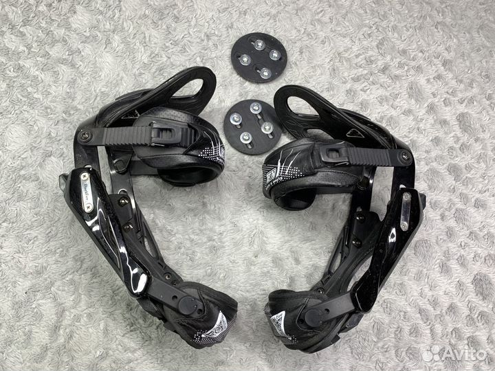 Крепления для сноуборда M/L Black Fire