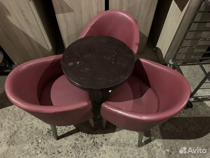 Кресло для кафе цветик семицветик бордо