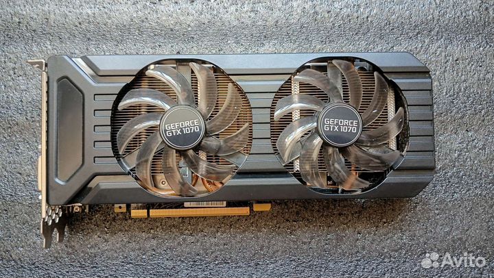 Продам видеокарту palit GeForce GTX 1070 8GB