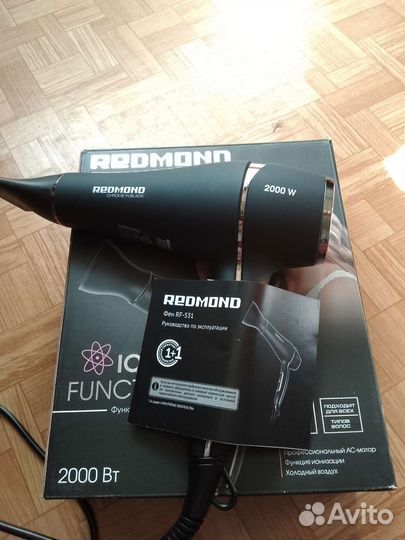 Фен для волос redmond RF-531. (2000 ватт)