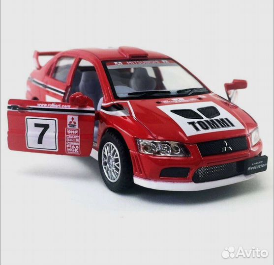 Mitsubishi lancer evolution 9 модель игрушка