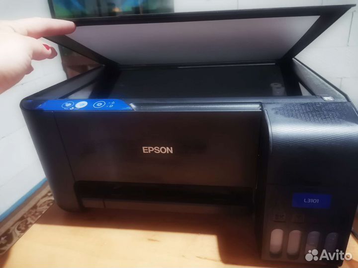 Мфу струйное Epson L3101 принтер, сканер, копир