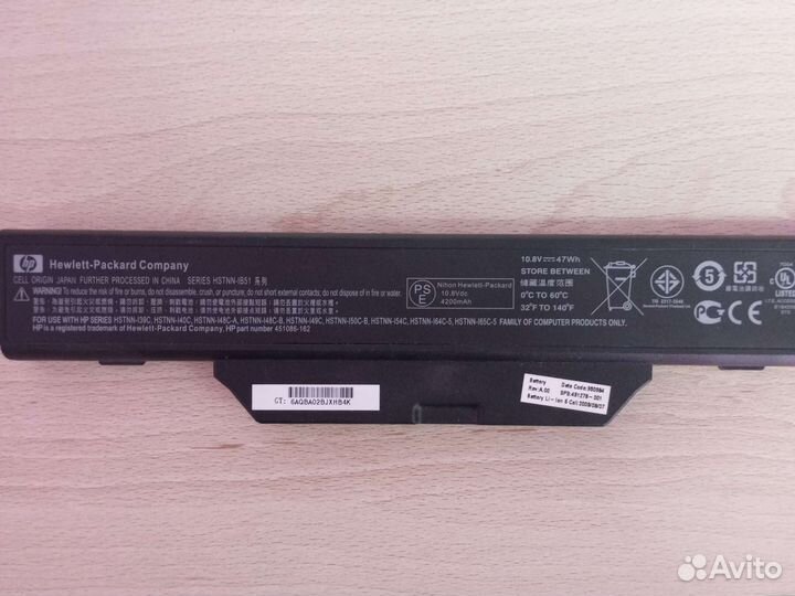 Аккумулятор toshiba, hp, sumsung, dell, lenovo, as