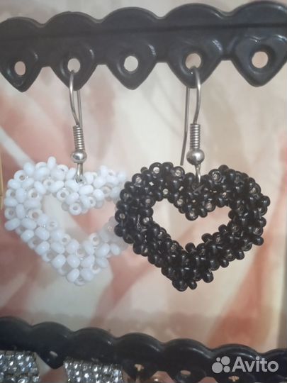 Серьги из бисера