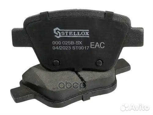 Колодки тормозные дисковые 000025B-SX Stellox