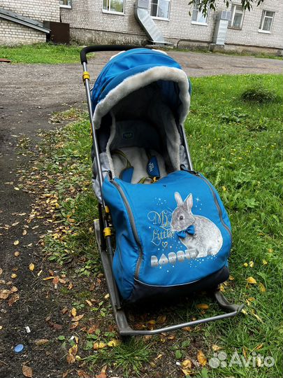 Детские санки коляска