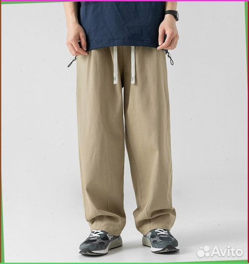 Карго штаны широкие (качество lux)