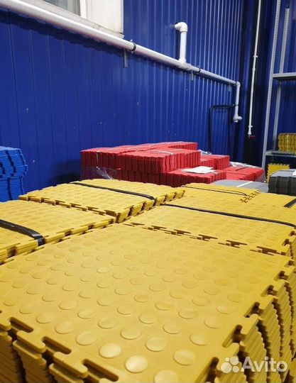 Модульная плитка пвх в фитнес зал