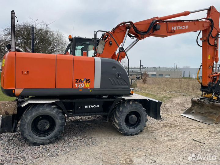 Аренда колёсного экскаватора hitachi zx-170