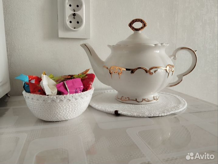 Салфетка под горячее+ конфетница