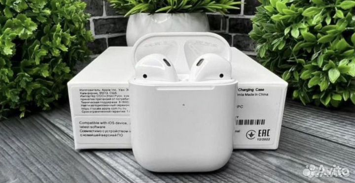 Наушники AirPods 2 Оригинального качества 1:1