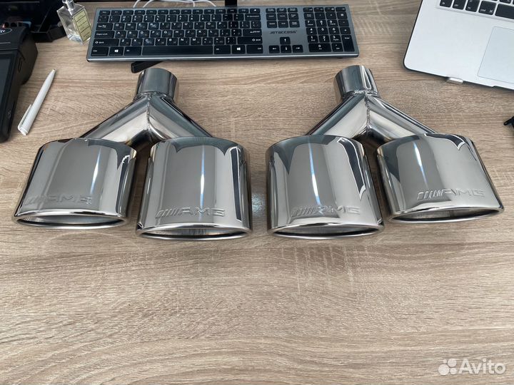 Насадки на глушитель mercedes w211 и другие