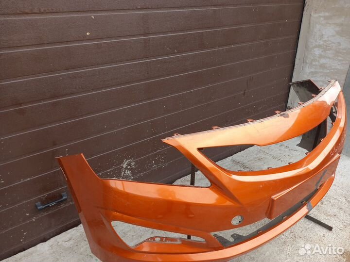 Бампер передний Hyundai Solaris 2014-2017