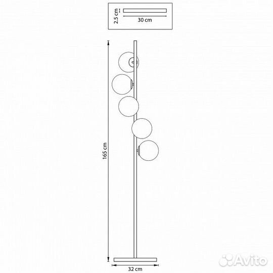 Торшер Lightstar Croco 815757