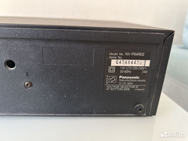 Видеомагнитофон panasonic