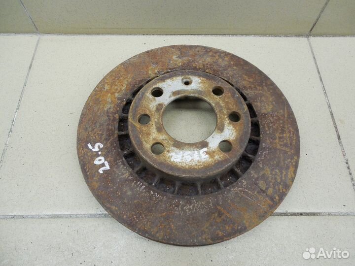 Диск тормозной передний вентилируемый Aveo (T200)