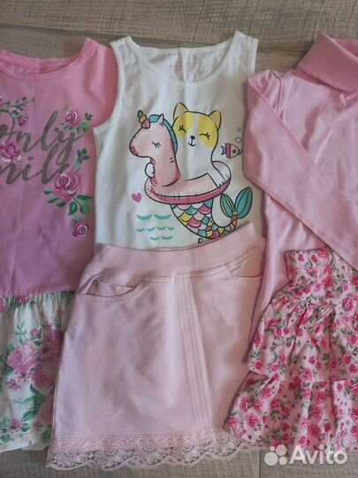 Вещи пакетом на девочку 116- 122