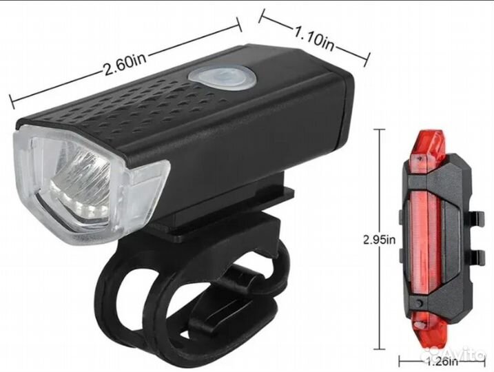 Велосипедный USB фонарь