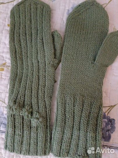 Варежки женские ручная работа