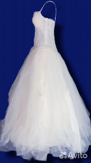 Новое свадебное платье р46 Queen