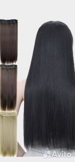 Волосы на заколках