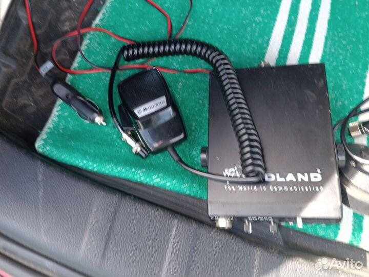 Автомобильная рация с антенной