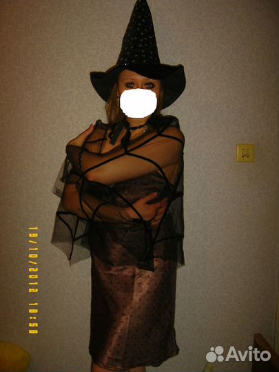 Красивая паутина-накидка 