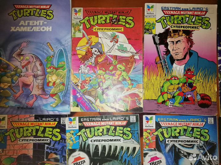 Черепашки ninja книги, комиксы