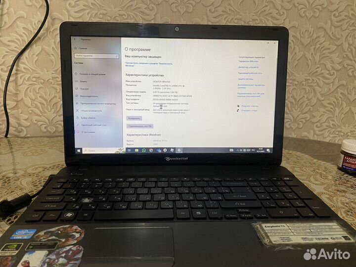 Ноутбук Packard bell