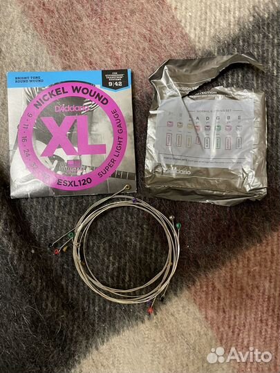 D'Addario esxl120 steinberger 9/42 струны