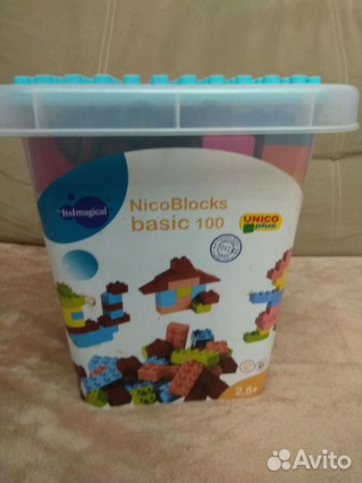 Конструктор Lego NicoBlocks basic 100 Unico plus