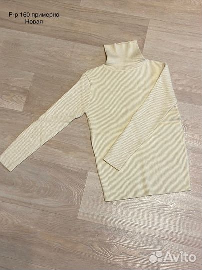 Брюки карго / Водолазки / Футболка белая