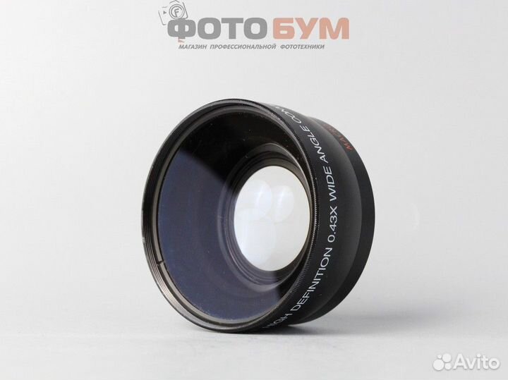 Конвертер Vivitar HD4 MC AF 0,43X macro 58мм