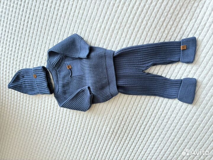 Вязаный костюм детский 68-74