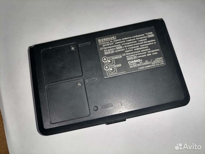 Электронная записная книжка casio рабочая