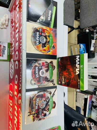 Диск Trilogy mafia Xbox one