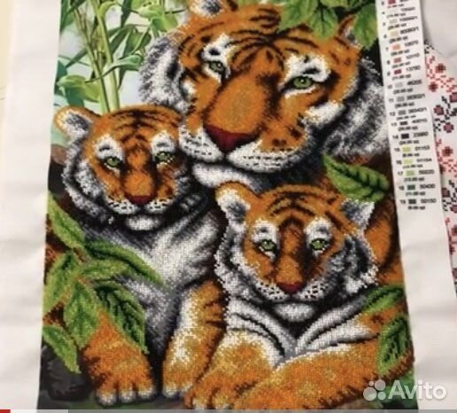 Магия канвы. Схема с подбором для вышивки