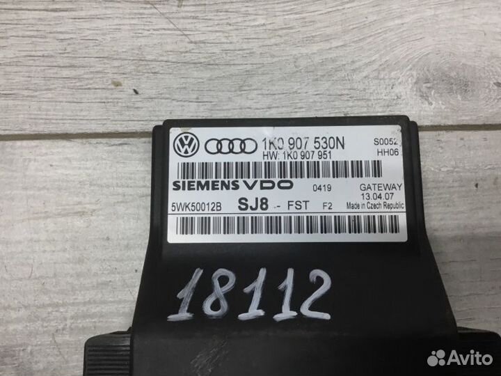 Блок комфорта Volkswagen Golf универсал BLS 2007