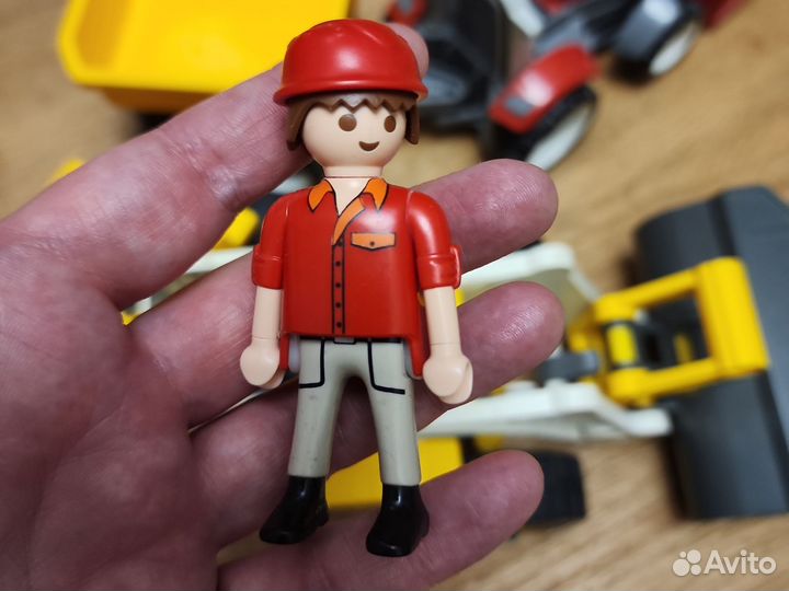 Экскаватор и трактор Playmobil плеймобил