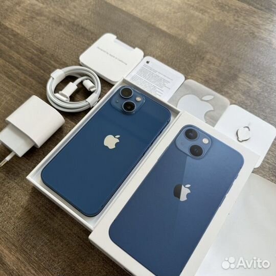 iPhone 13 mini Blue 128gb Ростест (sim + esim)