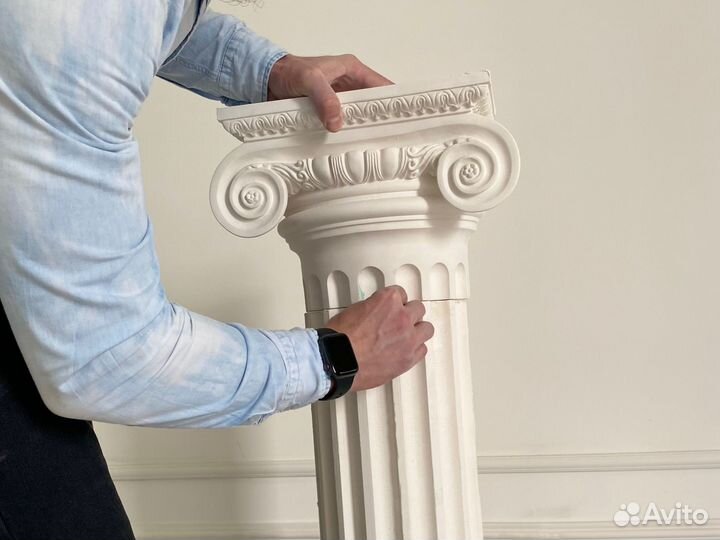 Колонна из гипса