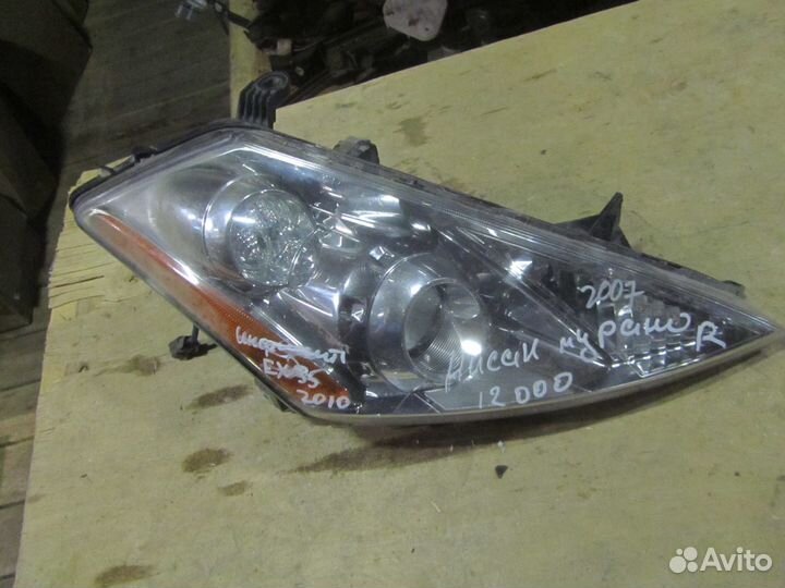 Фара передняя правая ниссан мурано 2007 Murano