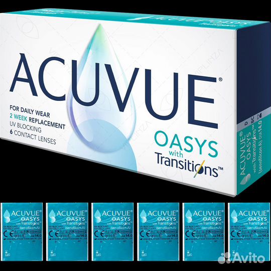 Линзы контактные acuvue oasys двухнедельные