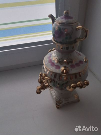 Самовар гжель